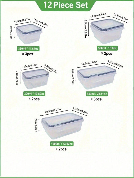 24/48-Piece Airtight Food Storage Set