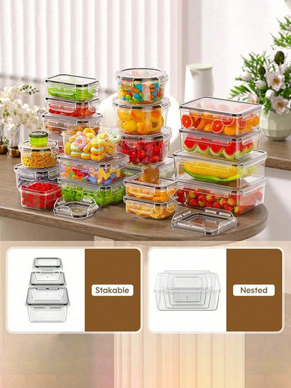 24/48-Piece Airtight Food Storage Set