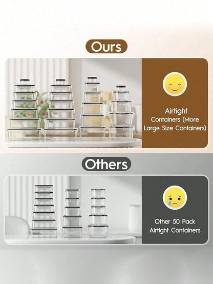 24/48-Piece Airtight Food Storage Set