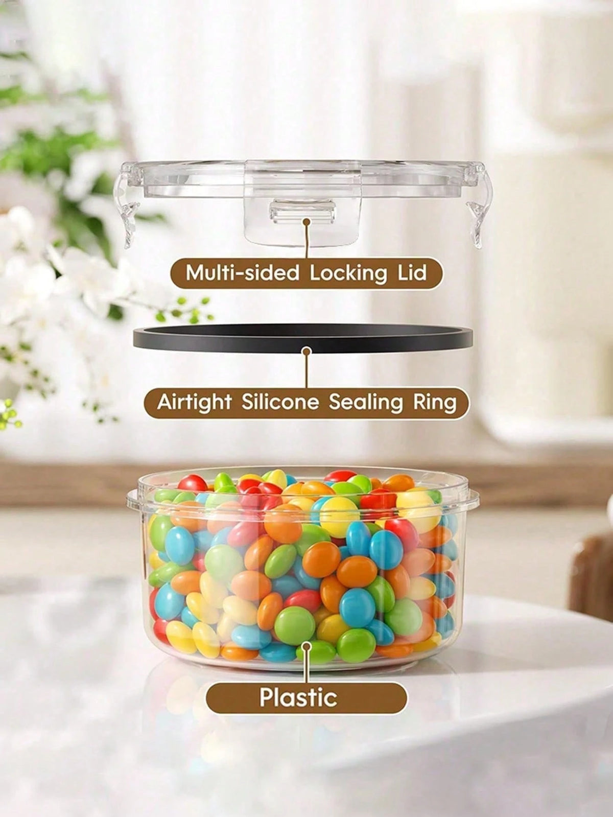 Matching food storage lids